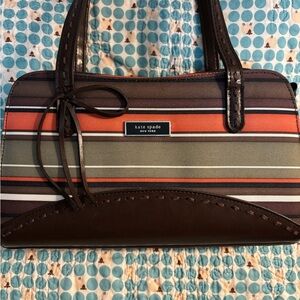 Kate Spade Striped Multicolor Handbag